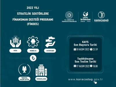 2022 Yılı Stratejik Sektörlere Finansman Desteği Programı (FİNDES)