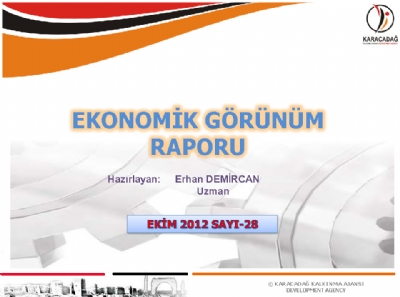 (Sayı 28) 2012 Ekim Ayı Aylık Ekonomik Görünüm Raporu