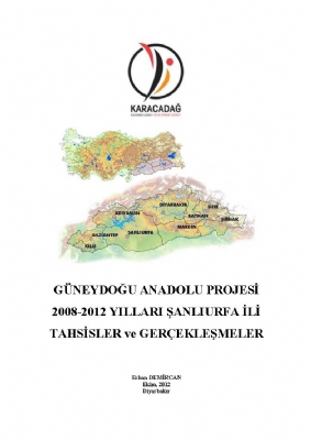 2008-2012 GAP Şanlıurfa Gerçekleşmeleri Raporu