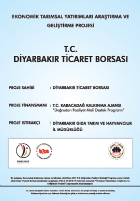 Ekonomik Tarımsal Yatırımları Araştırma ve Geliştirme Projesi