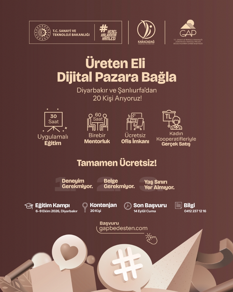 Üreten Elini Dijital Pazara Bağla…