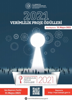 2021 Verimlilik Proje Ödülleri Başvuru Süresi Uzatıldı
