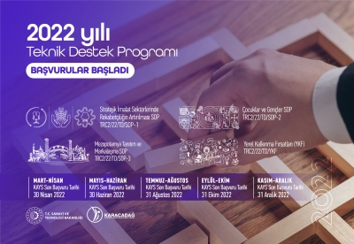2022 Yılı Teknik Destek Programı Başvuruları Başladı
