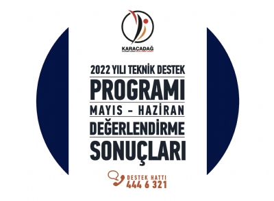 2022 Yılı Teknik Destek Programı Mayıs-haziran Dönemi Sonuçları