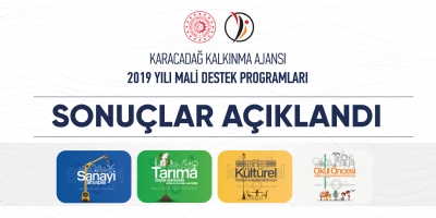 2019 Yılı Mali Destek Programları Sonuçlandı