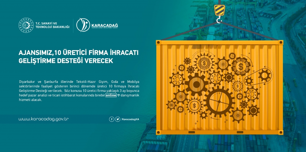 Ajansımız Desteğiyle 10 Üretici Firmaya İhracatı Geliştirme Desteğii