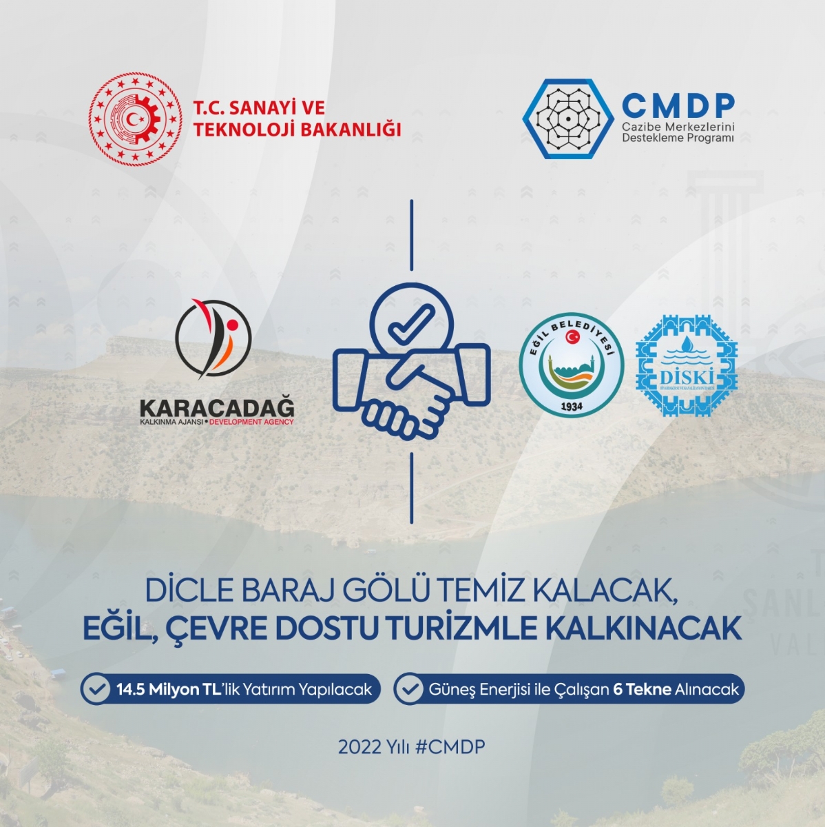 Dicle Baraj Gölünde Çevre Dostu Turizm ile Yerel Kalkınma Projesi