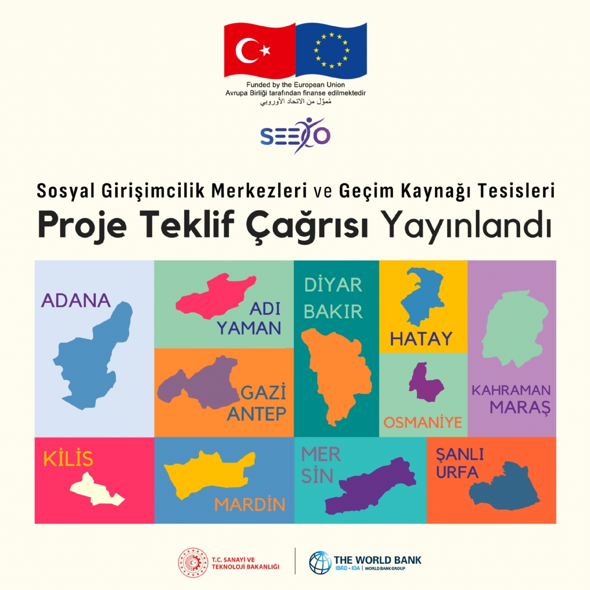 Sosyal Girişimcilik Merkezi ve Geçim Kaynağı Tesisi Destek Programı Proje Teklif Çağrısı