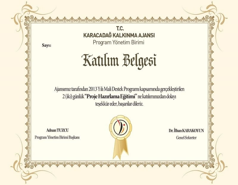 Karacadağ Kalkınma Ajansı, Pcm Eğitim Sertifikalarını Dağıtmaya Başladı