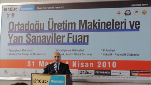 Ortadoğu Üretim Makineleri ve Yan Sanayiler Fuarında Stant Açtık