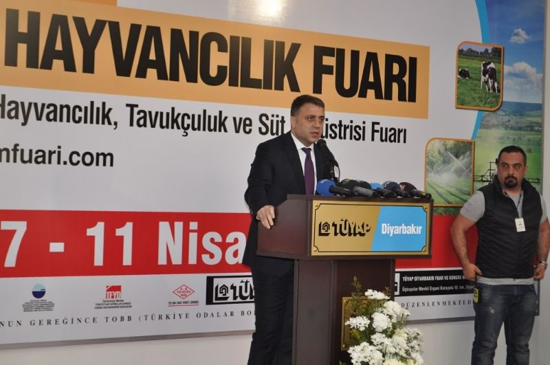 7. Ortadoğu Tarım, Hayvancılık, Tavukçuluk ve Süt Endüstrisi Fuarı Açıldı