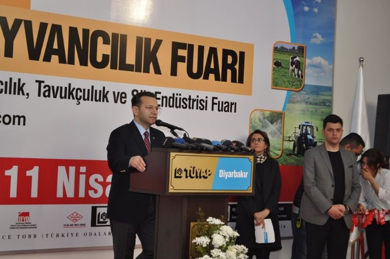7. Ortadoğu Tarım, Hayvancılık, Tavukçuluk ve Süt Endüstrisi Fuarı Açıldı