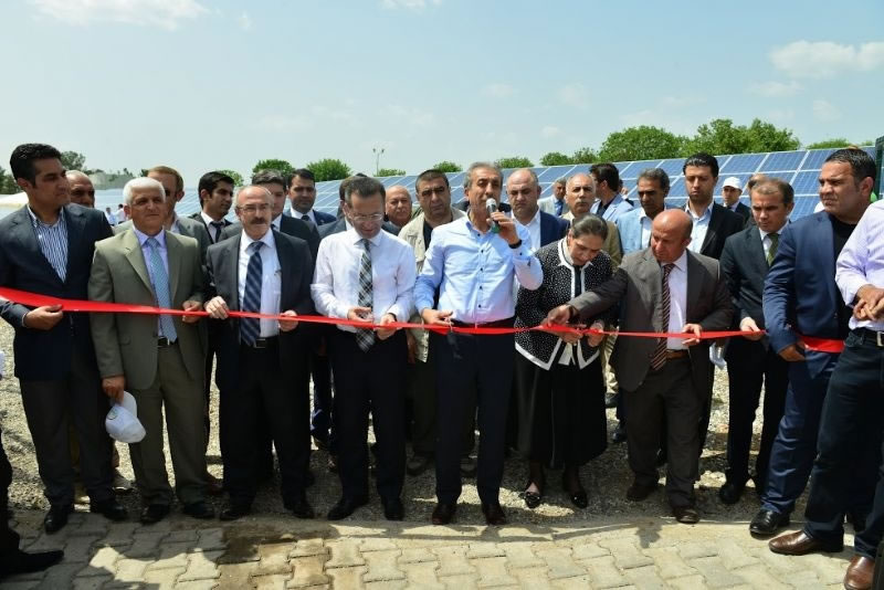 Bakan Eker, Güneş Santralini Hizmet Açtı