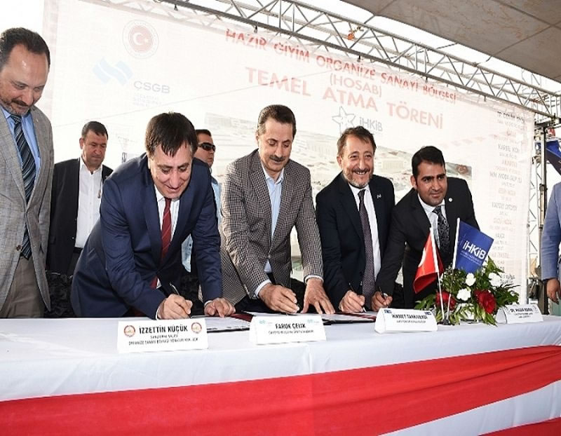 10 Bin Kişiye İstihdam Sağlayacak Olan Hosab'a İlk Harç Konuldu