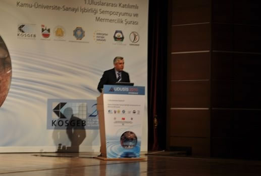 1. Uluslararası Kamu-üniversite-sanayi İşbirliği Sempozyumu ve Mermercilik Şurası Yapıldı.