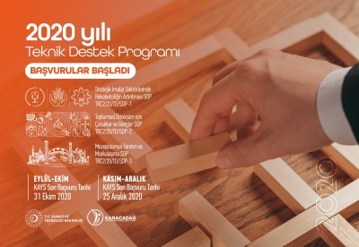 2020 Yılı Teknik Destek Programı Başvuruları Başladı