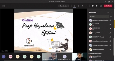 Ajansımızın Online Proje Hazırlama Eğitimleri Devam Ediyor
