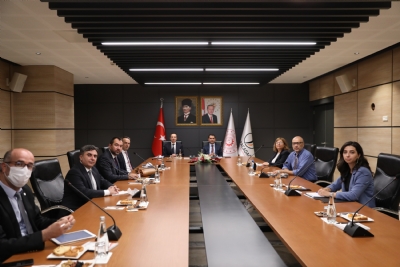 Türkiye Cumhuriyet Merkez Bankası Heyeti Ajansımızı Ziyaret Etti