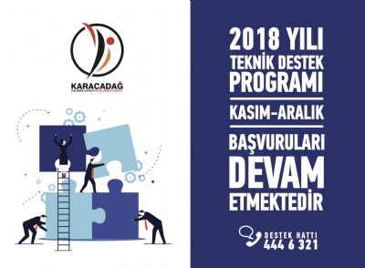 2018 Yılı Teknik Destek Programı Kasım-Aralık Başvuruları Devam Ediyor
