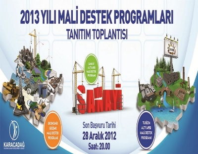 2013 Yılı Mali Destek Programları