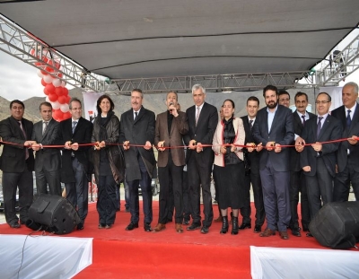 Bakan Eker, Kulp İpek İplik Üretim Tesisini Açtı.