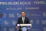 Bakan Kacır: Projelerimizle Diyarbakırlı Sanayicilerimize Daha Güvenilir Bir Altyapı Sunuyoruz