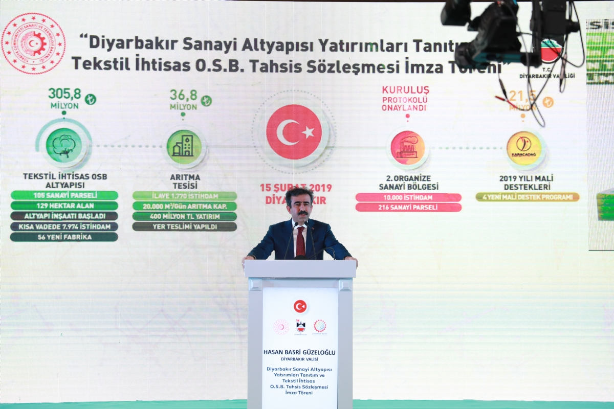 Bakan Mustafa Varank: Tekstil İhtisas OSB, Diyarbakır’ın Gücüne Güç Katacak