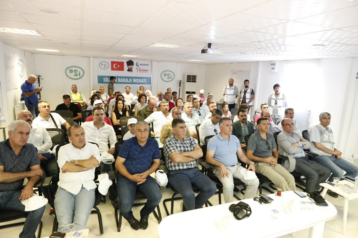 Silvan Barajı Proje Sahası’na Çalışma Ziyareti